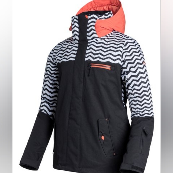 Roxy Jetty Block Dry Flight Technology Ski Snowboard Coat Jacket sz S - Picture 1 of 9